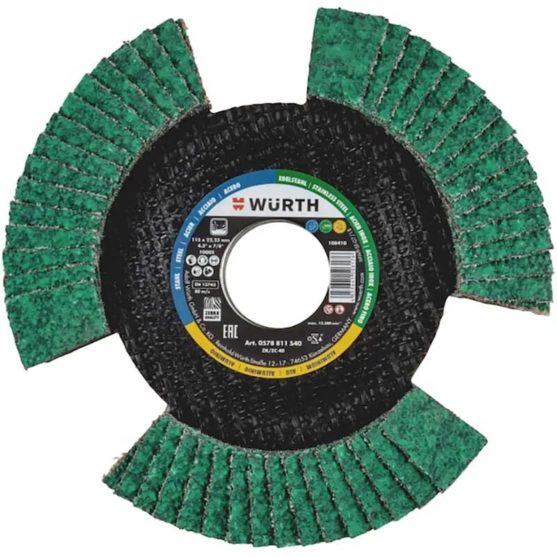 Lamellenscheibe Vision 125mm P60 - Schleifscheiben und dreieckiges Schleifpapier - 4045727623053 - 0