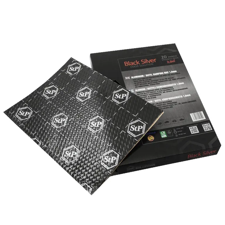 Dämpfungsmatte Black Silver Tür 1,8mm 3 - Auto-Schalldämmmatten - 4620756521954 - 0