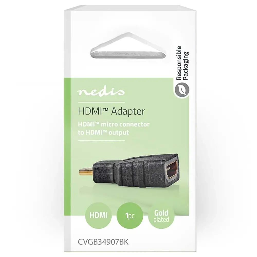 HDMI-auf-MicroHDMI Adapter - Stecker, Adapter und Dockingstationen - 5412810289967 - 1
