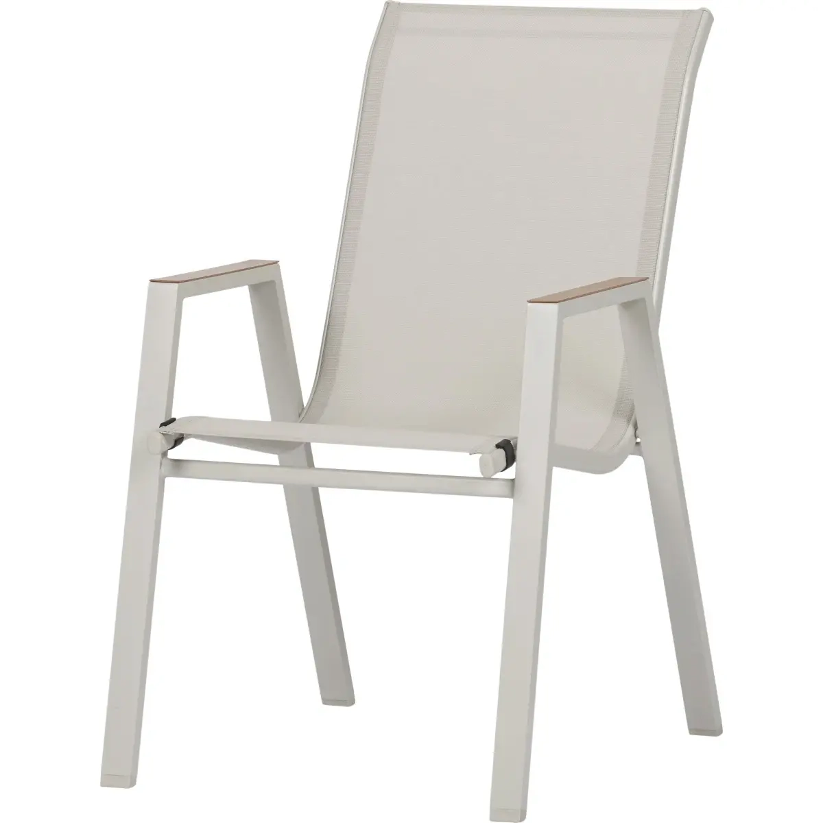 Terrassenstuhl Sandy Grau Teak Bistro 90 cm - Gartenmöbel - 5714988081221 - 1