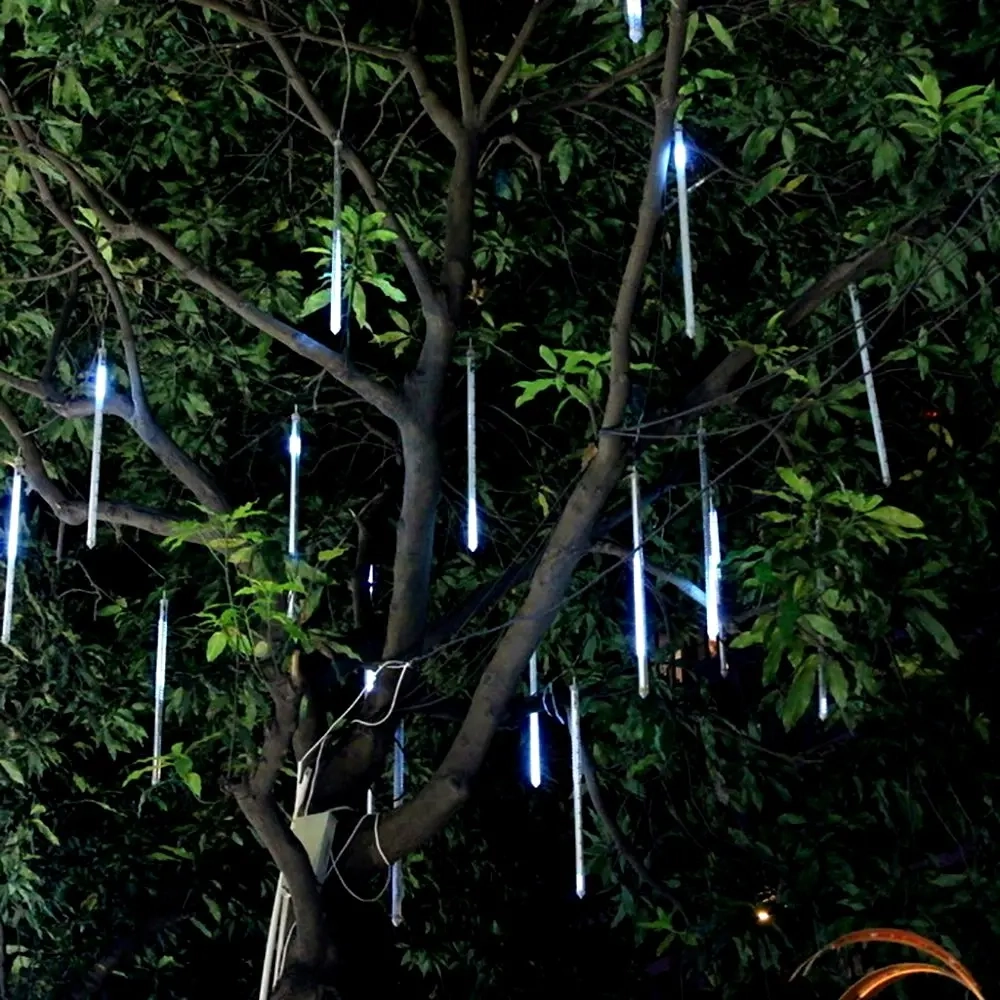 Eiszapfen-Lichterkette 10 Stäbe 50 cm gießbar - Lichtsets für Fenster und Dachtraufe - 6410412257581 - 2