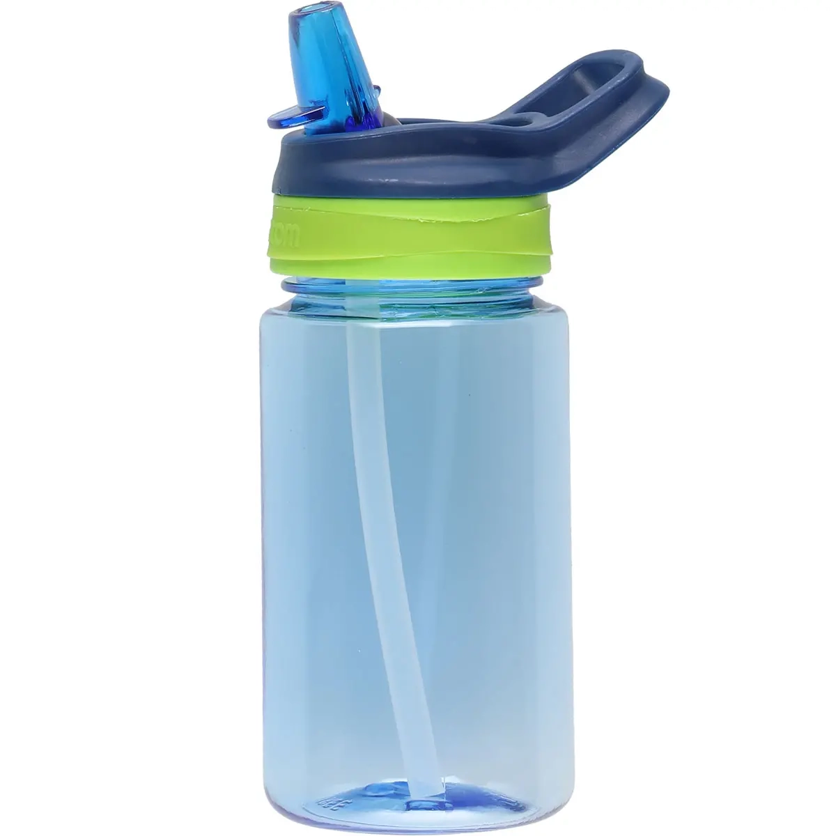 Trinkflasche für Kinder mit Strohhalm 470ml blau - Trinkflaschen und Trinkhalmbecher - 6410416298542 - 0