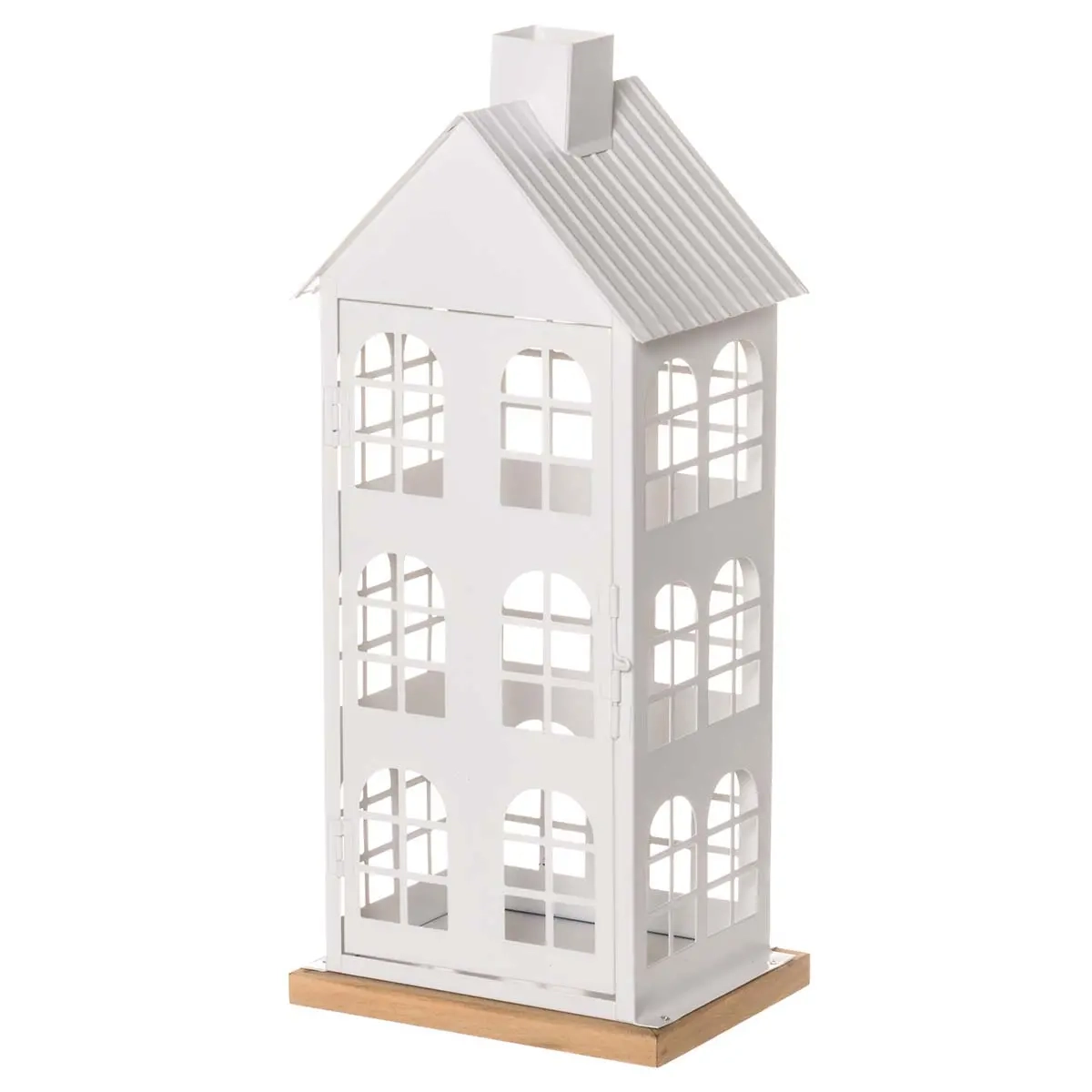 Laternenhaus Weiß 42 cm - Laternen - 6410416315140 - 0