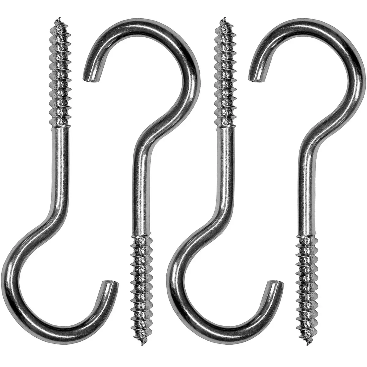 Deckenhaken 50x5mm 4 Stück - S-Haken und Schraubhaken - 6414672010146 - 0