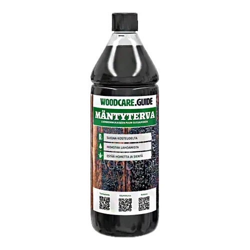 Teer 1L Kiefernteer WoodCare Guide - Teer, Terpentin und Holzöle für Boote - 6418091101799 - 0