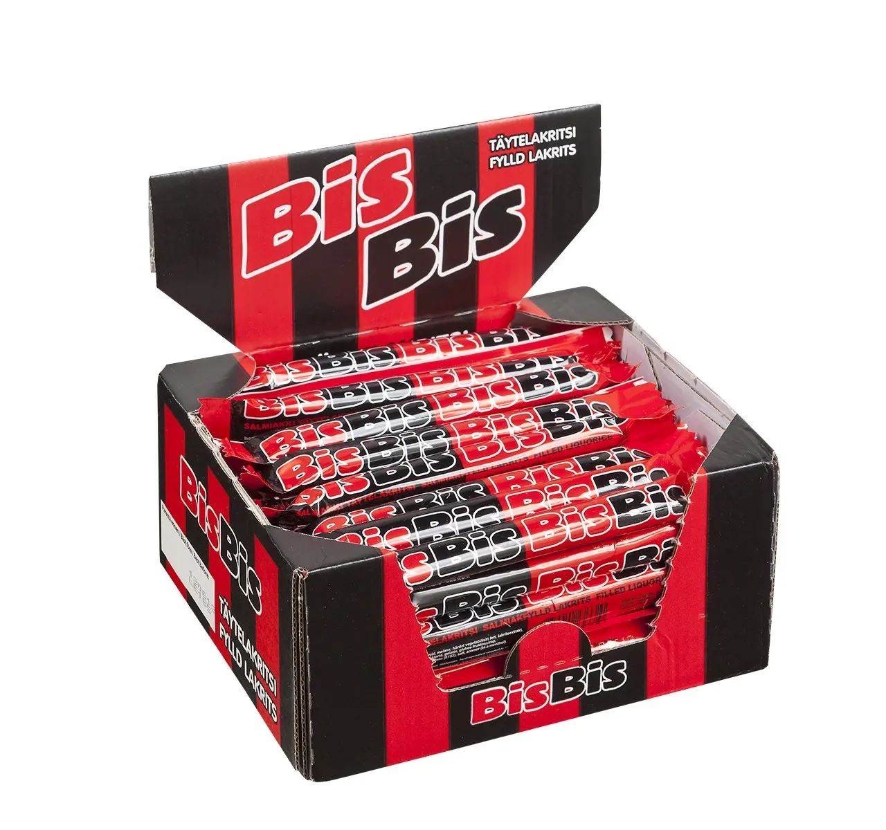 Bis Bis Lakritzriegel 14g 50 Stück - Süßigkeitenriegel - 6420256410547 - 0