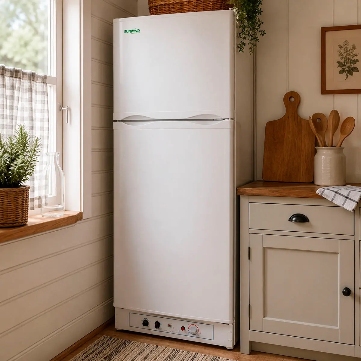 Gas-Kühlschrank 225 Sunwind Ventus - 12V Kühlschränke und Gaskühlschränke - 7028640033304 - 1