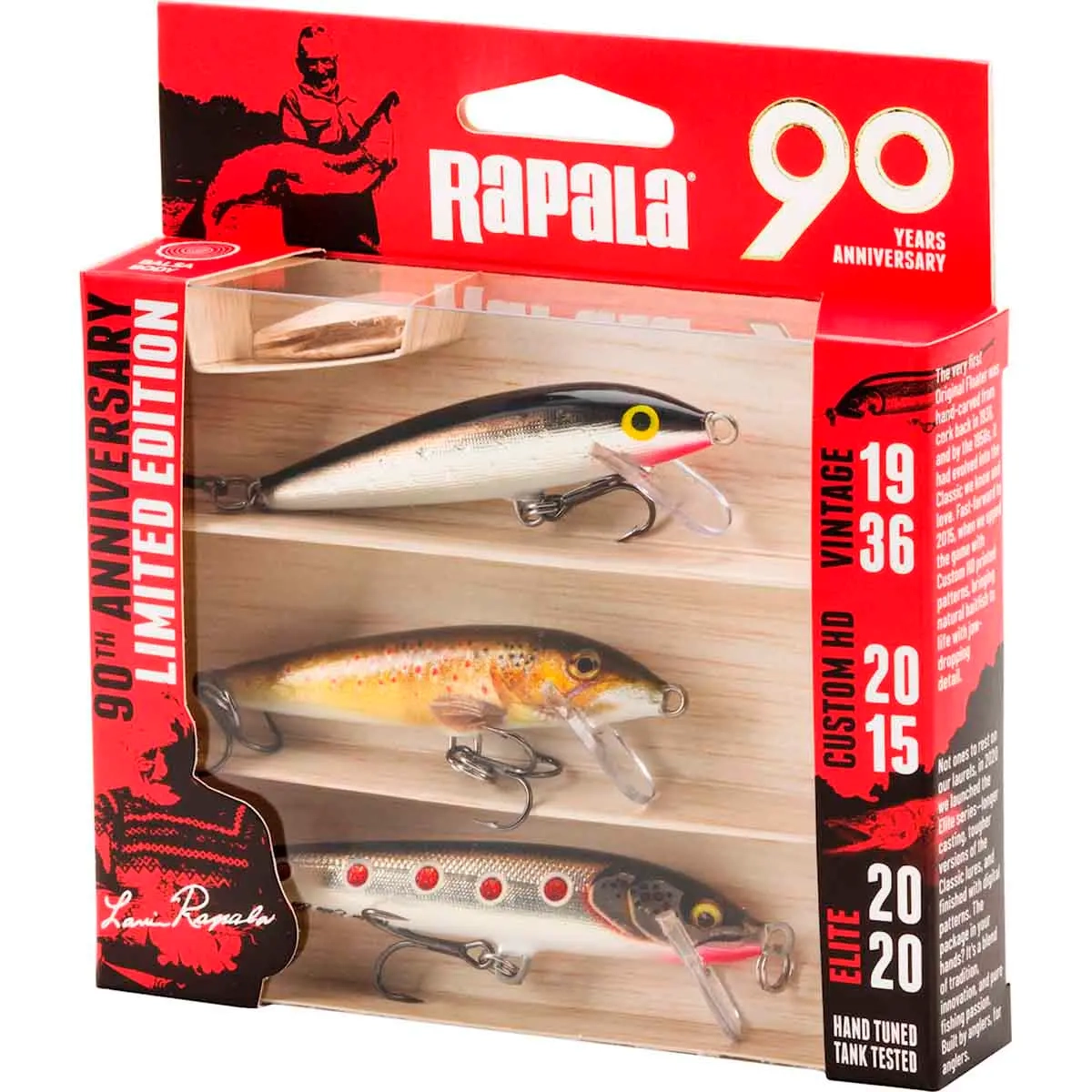 Rapala R90 Floater Klein Naturgetreu 3 Stück - Wobbler - 022677373478 - 0