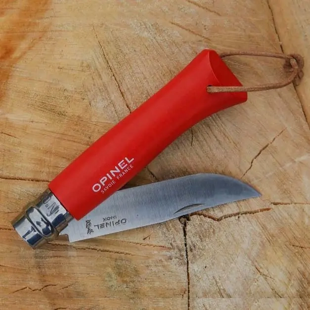 Opinel N°08 Messer rot - Outdoor-Messer und Campingäxte - 3123840017056 - 1