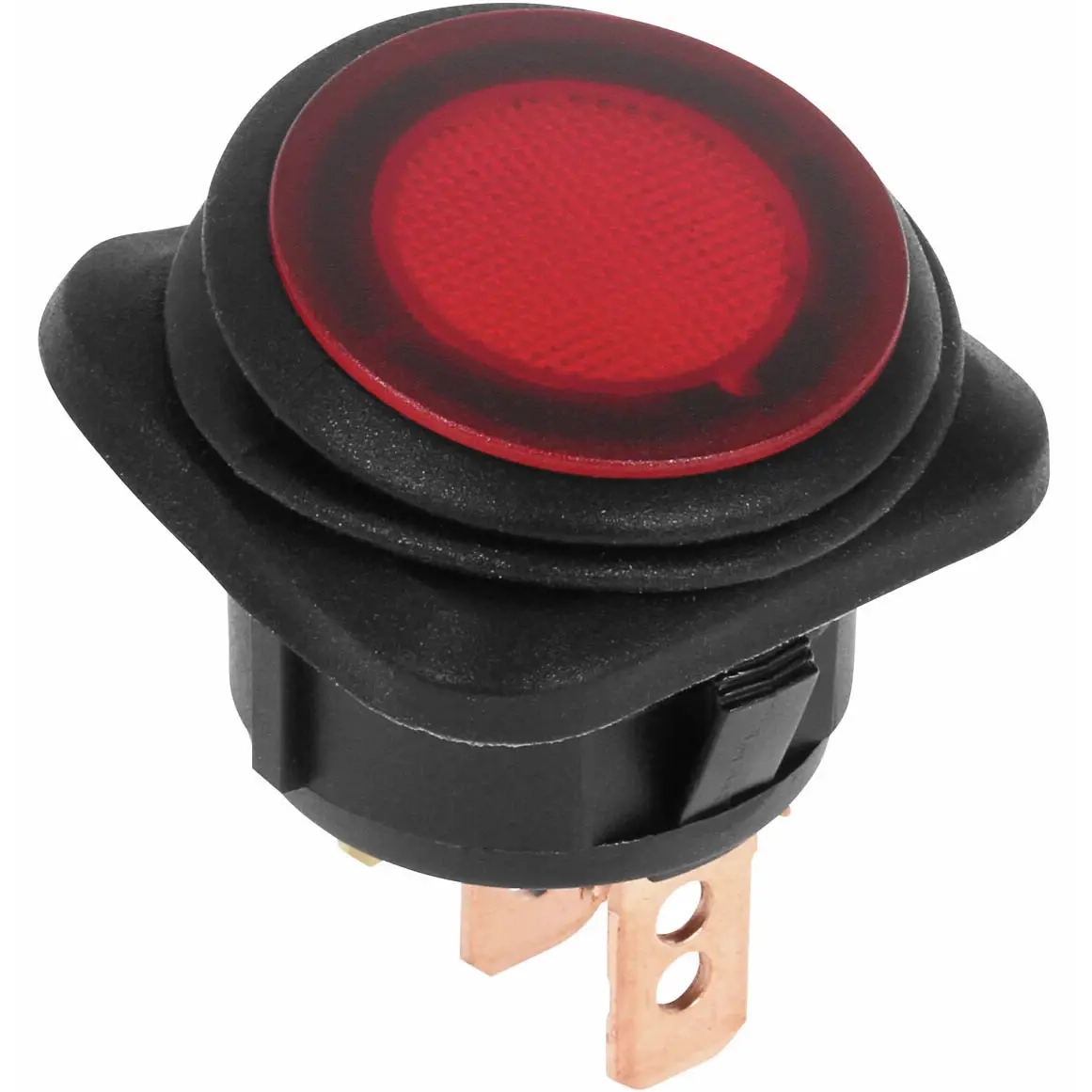 Schalter EIN/AUS 12V spritzwassergeschützt Ø24mm - Boots-Elektroinstallationsmaterial - 6418914918412 - 0