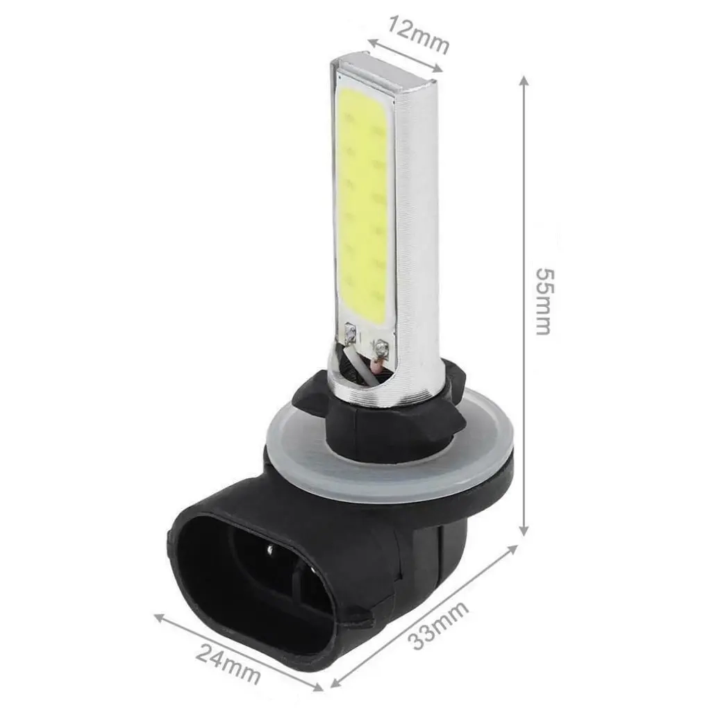 LED-Lampe H27 12V 10W COB LED - LED-Lampen und LED-Kits - 6419774004055 - 4