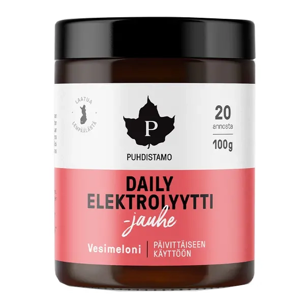 Elektrolytpulver Daily Wassermelone 100g - Vitamine und Pulver - 6430039229761 - 0