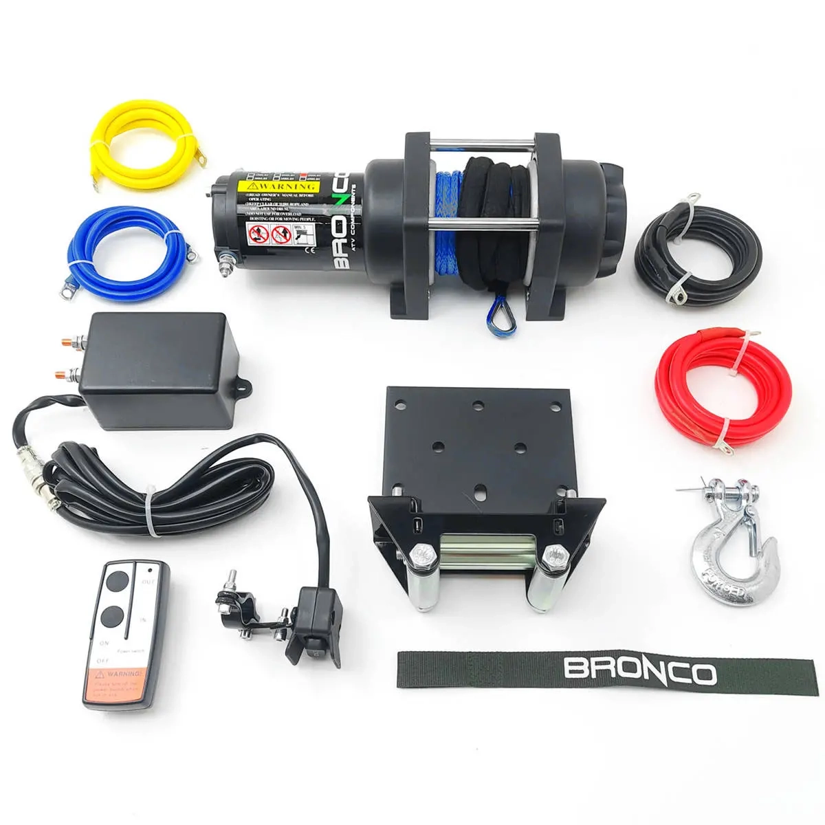 Bronco Gen II 3500 lbs Seilwinde - Winden für ATV - 6438235073829 - 1