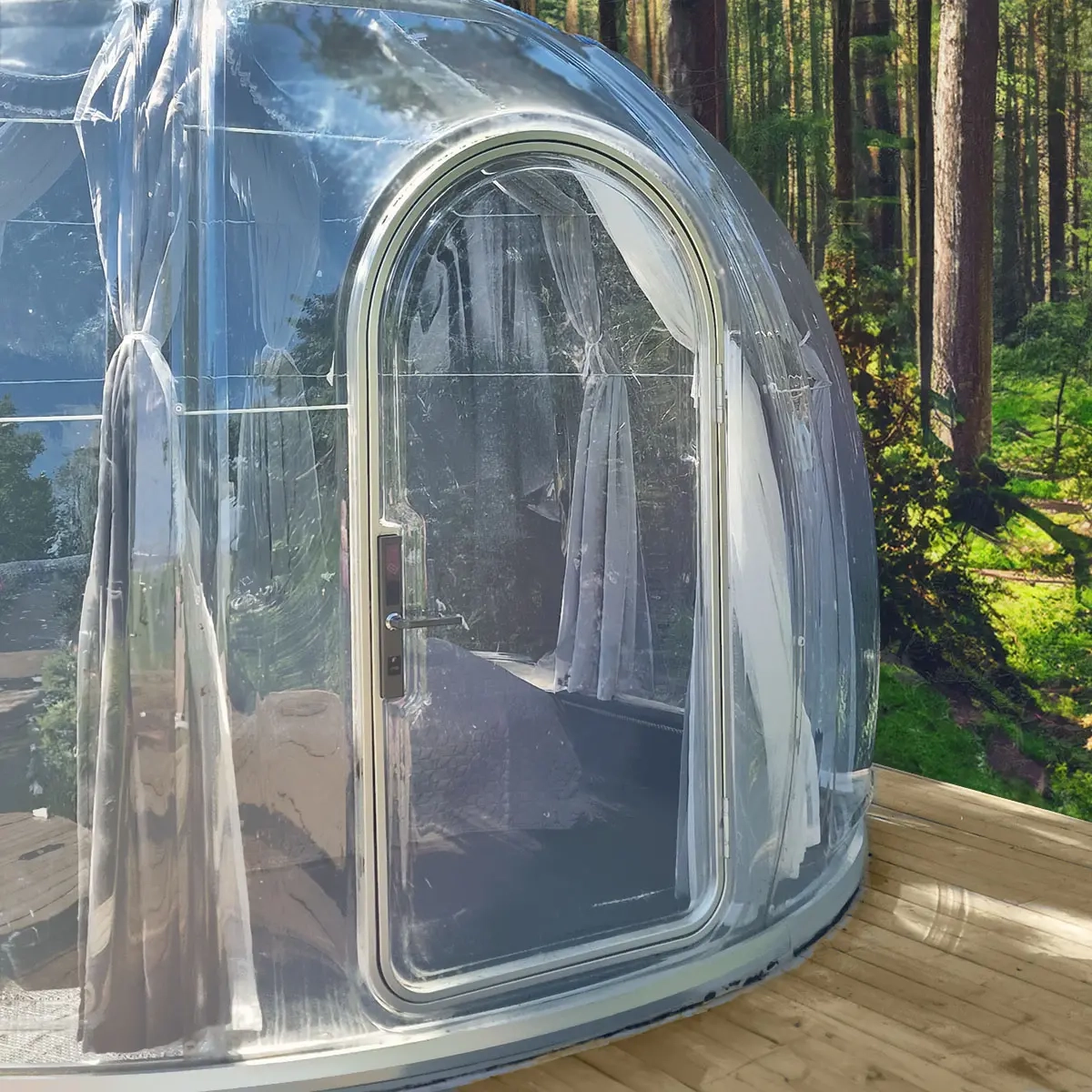 Glas-Iglu Florida 10m² - Gartenschuppen und Terrassendächer - 6438471020427 - 6