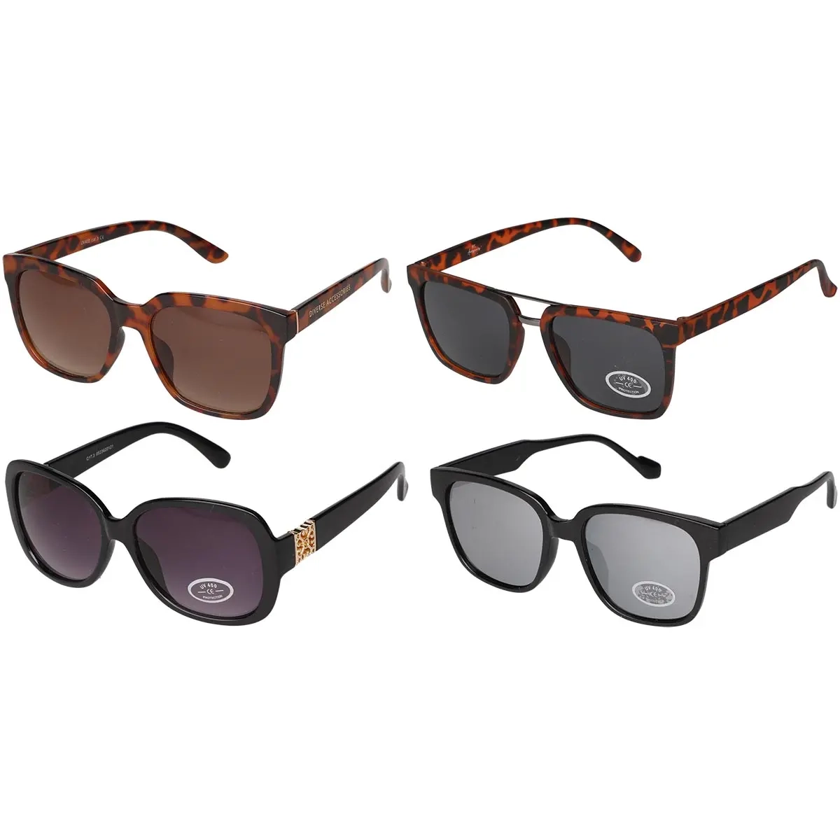 Sonnenbrillen mit UV400-Schutz, sortiert - Sonnenbrillen - 6410412909855 - 0