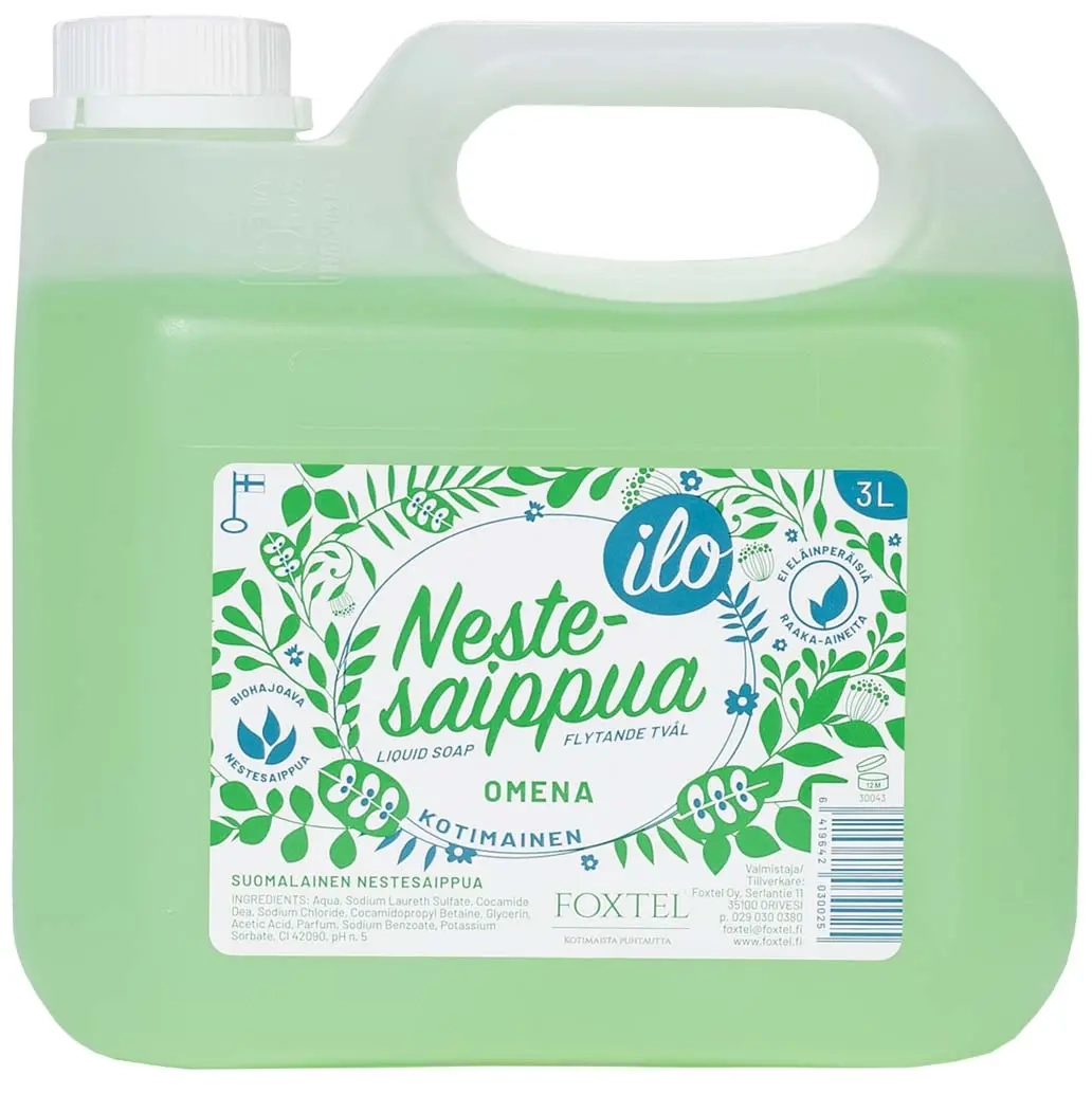 Flüssigseife 3L Sparpaket Apfel - Handseifen - 6419642030025 - 0