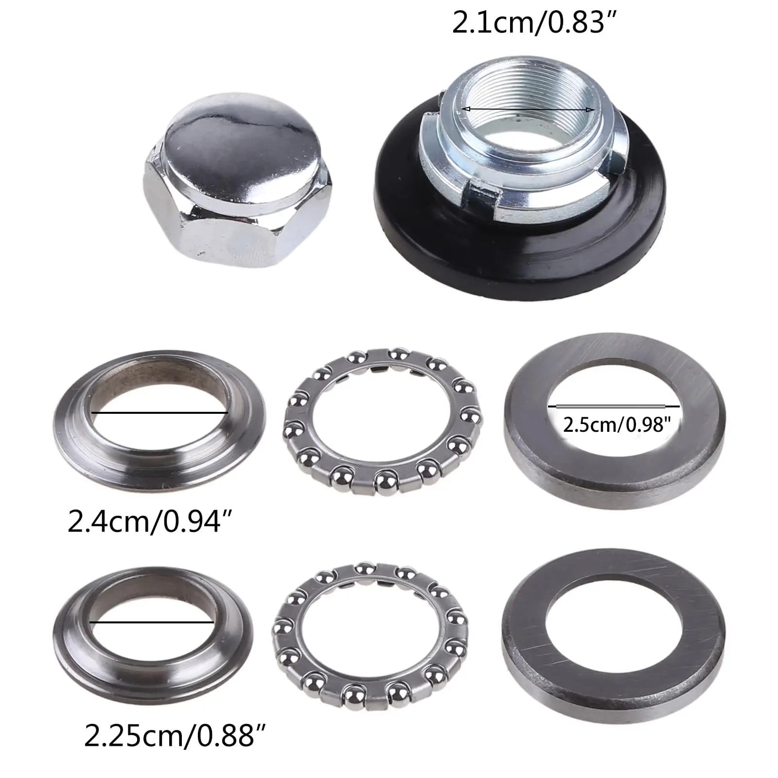 Lenkrollenlager Satz 41 x 22,5 mm Honda Mon - Lenklager für Cross und Enduro - 6438471280760 - 3