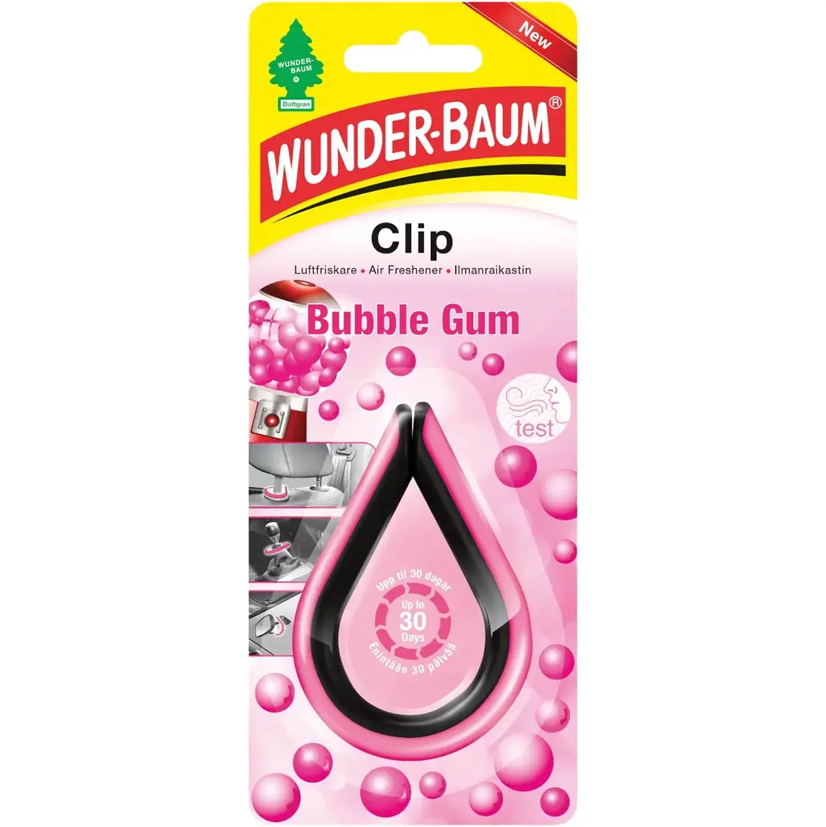 Wunder-Baum BubbleGum Clip - Autozubehör und Wunderbäume - 7315870097382 - 0