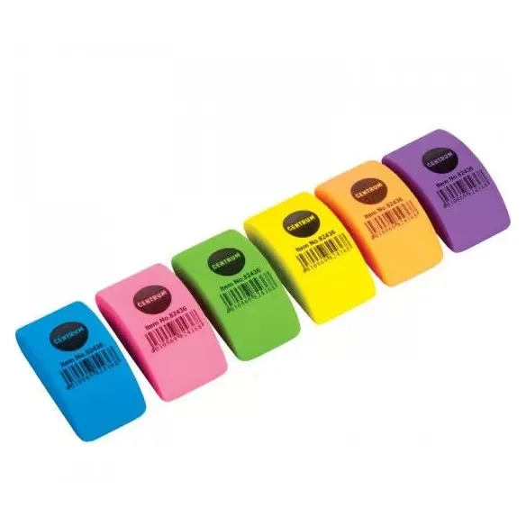 Radiergummi Neon Sortiment - Radiergummis, Anspitzer und Lineale - 4030969824368 - 0