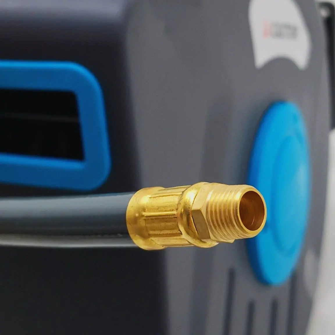 Druckluftschlauchtrommel für die Wand 20m automatisch - Schlauchaufroller für Druckluft und Wandhalte - 6438168100517 - 1
