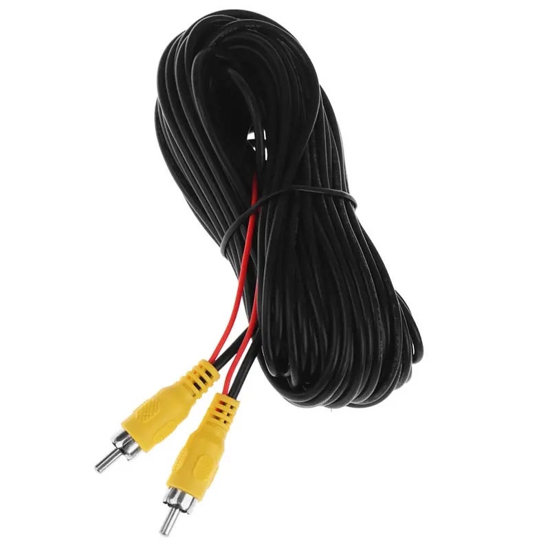 RCA-Kabel 2 x RCA Stecker 10m Audio- und Video- - Frontscheibenkameras und Rückfahrkameras - 6438471331196 - 0