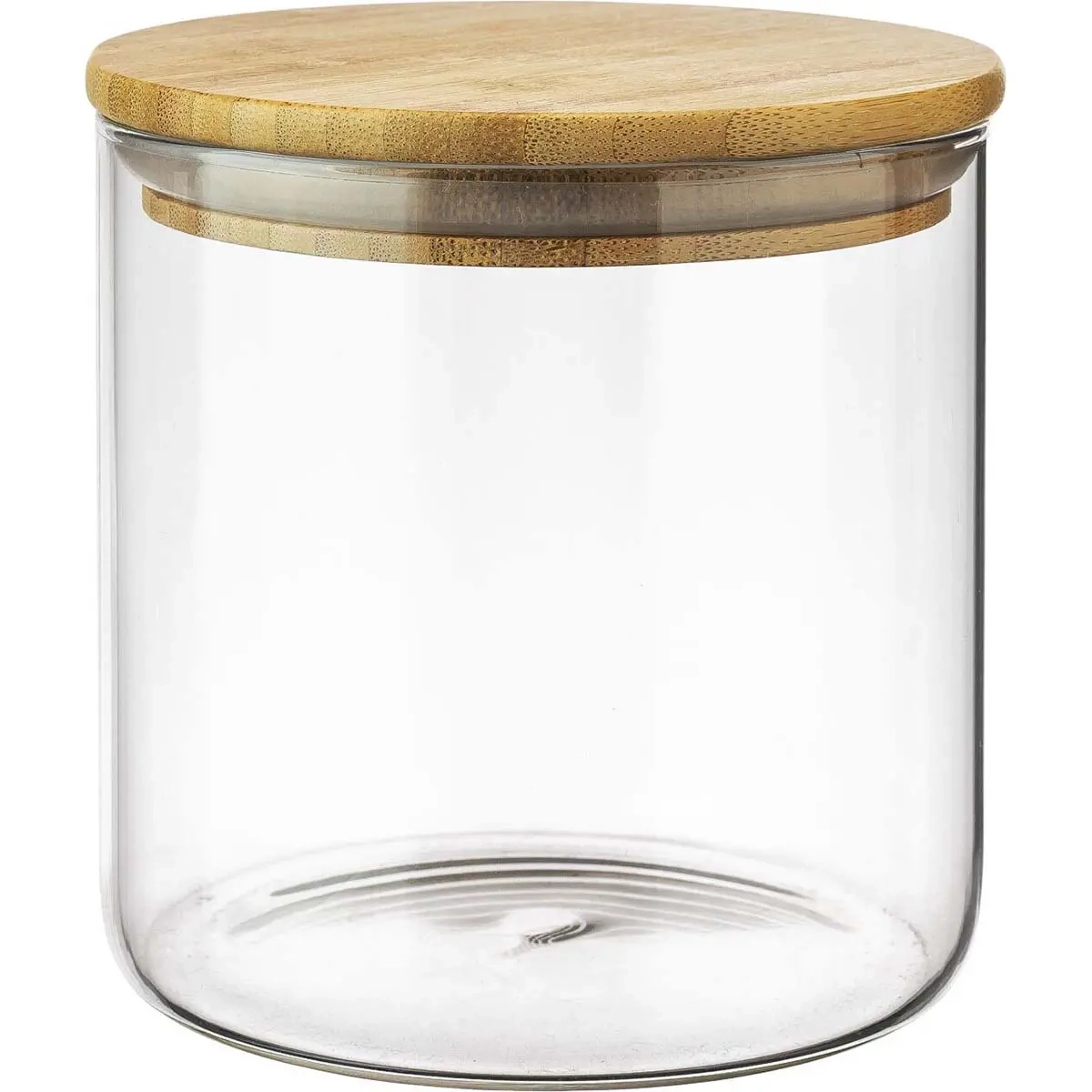 Glasbehälter mit Bambusdeckel 0,9L - Aufbewahrungsbehälter - 7391467230523 - 0