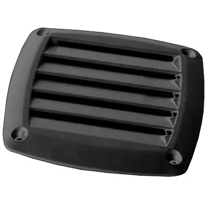 Gitter schwarz ABS 85x85mm - Decksdurchführungen und Rohrteile - 8033137010613 - 0