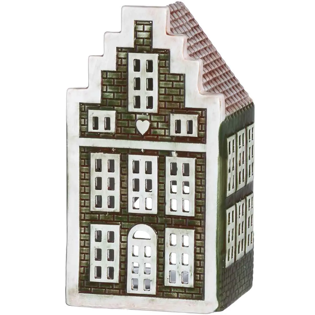 Hauslaterne Amsterdam grün 16 cm - Hauslaternen - 6410416581583 - 0