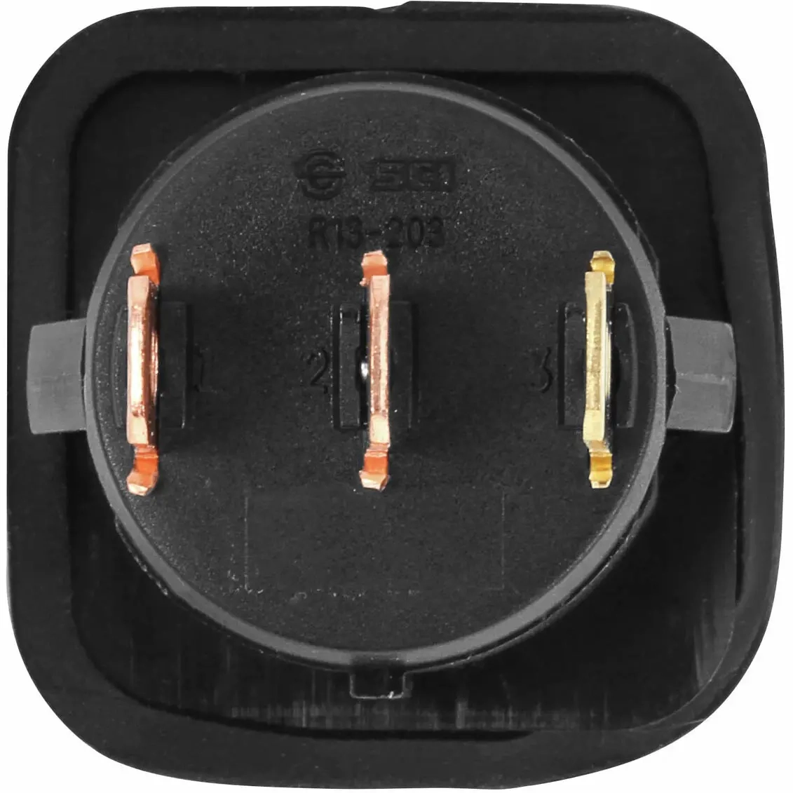 Schalter EIN/AUS 12V spritzwassergeschützt Ø24mm - Boots-Elektroinstallationsmaterial - 6418914918412 - 1