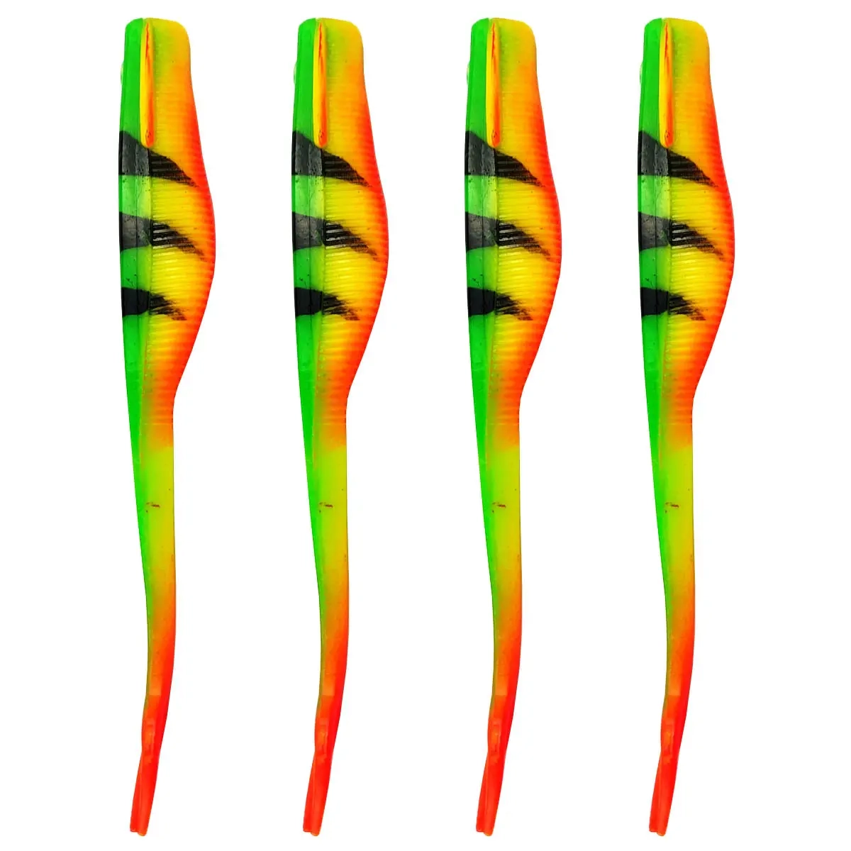 Kalajigi Tiera V-Schwanz 8 cm 4 Stück 126 - Jigs - 6430075932762 - 0