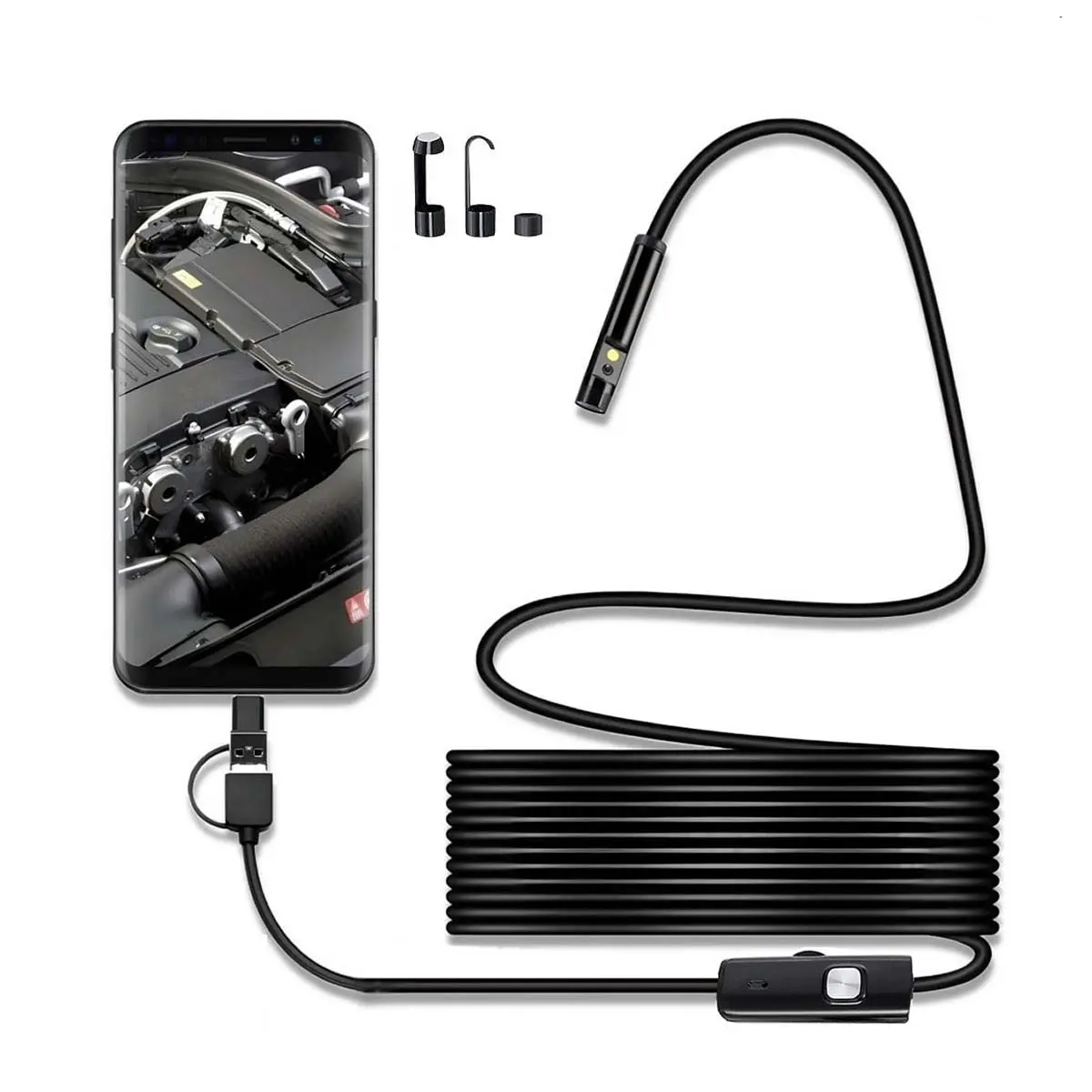 Kamera für Handy mit 3,5 m Kabel - Handyzubehör - 6438471291599 - 0