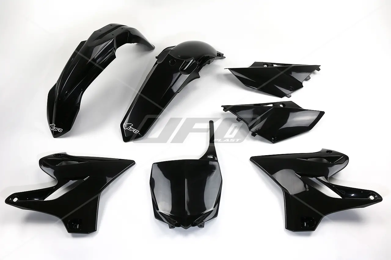 UFO Kunststoffsatz 5-teilig Schwarz YZ125/250 15- - Verkleidungsset für Motocross - 6438471317749 - 0