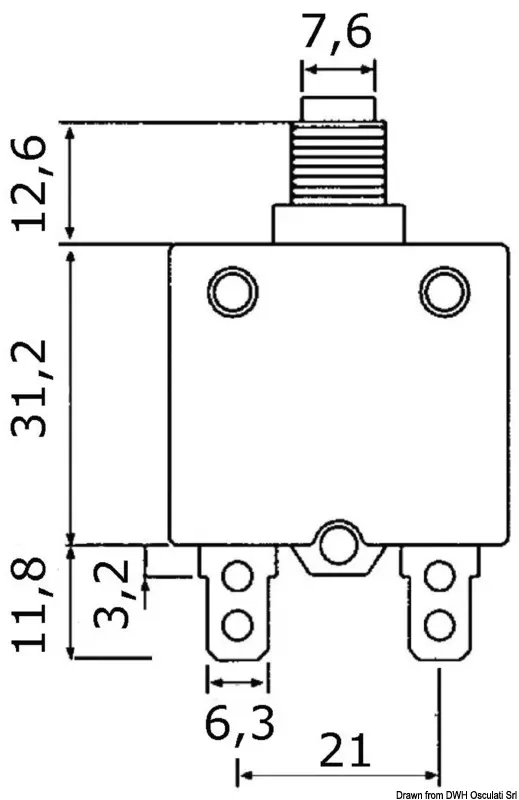 Automatische Sicherung 40A - Bootssteckdosen und Schalter - 8033137057199 - 1