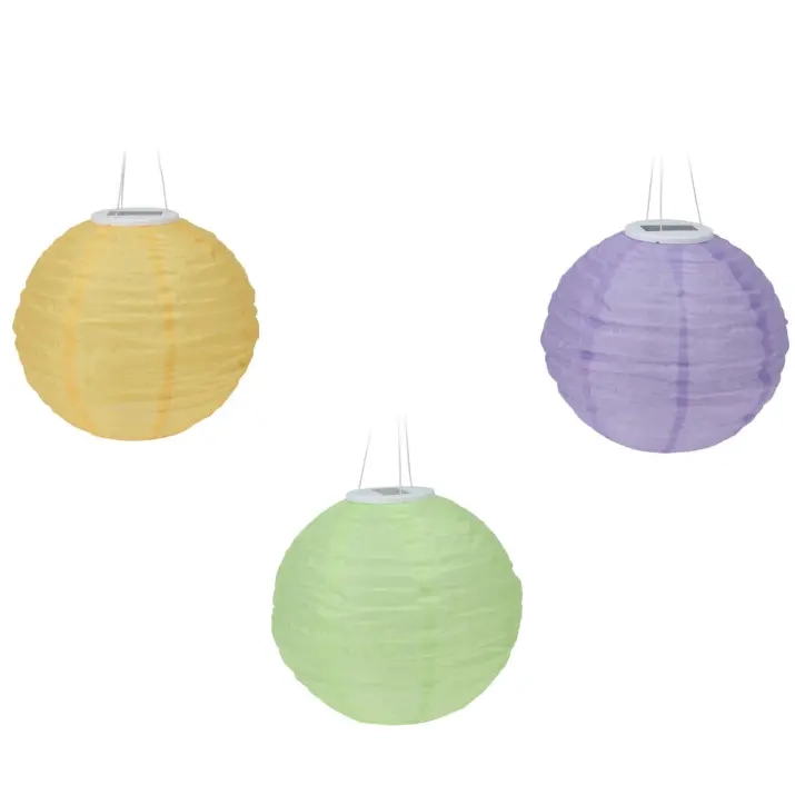 Solarzellen-Kugelbeleuchtung Colour 28 cm - Solarbeleuchtung - 8720573981644 - 0