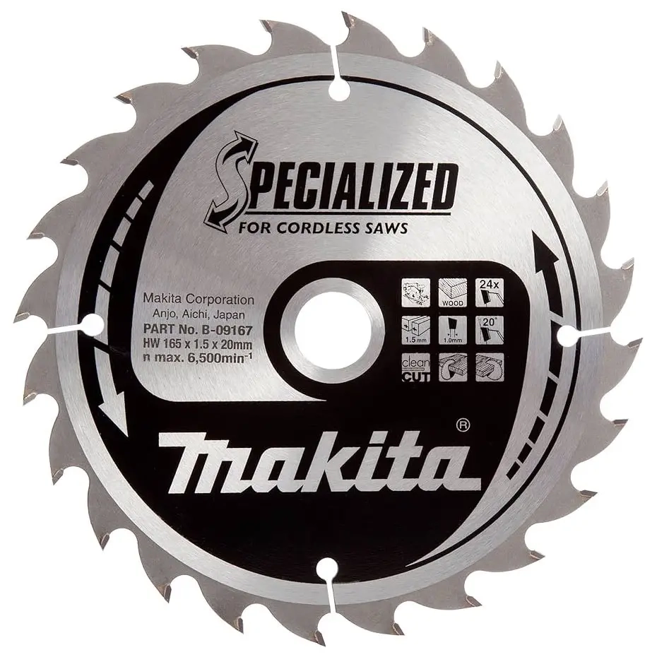 Makita Kreissägeblatt 165 mm 24h - Kreissägeblätter - 088381421713 - 0