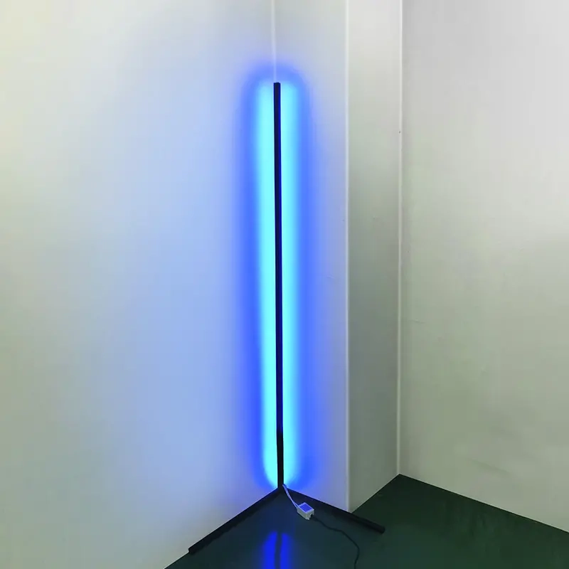 LED-Eckleuchte RGB+WW 12W mit Fernbedienung - Stehlampen - 6418536018071 - 4
