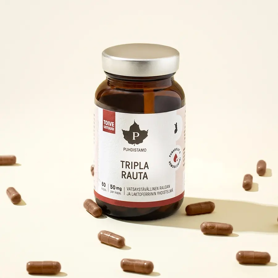Tripla Eisen 60 Kapseln Puhdistamo - Vitamine und Pulver - 6430039224711 - 1