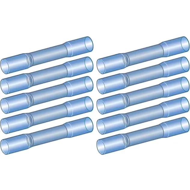 Schrumpfverbinder 1,5-2,5mm² 10 Stück blau - Schrumpfschläuche und universelles Zubehör - 6438255200199 - 0