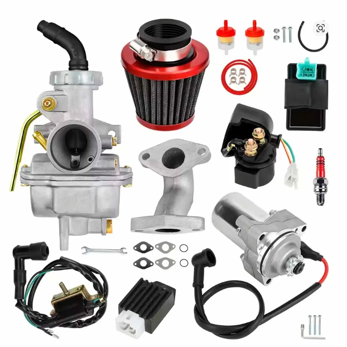 Motordrehsatz PZ 20 ATV Crossi - Vergaser und Kraftstoff für ATV - 6438471341447 - 0