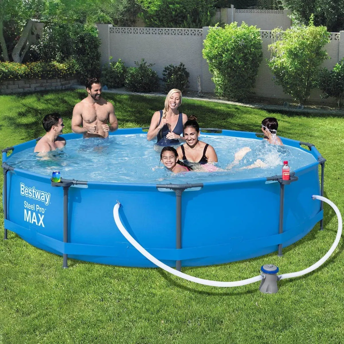 Schwimmbecken Steel Pro Max 366x76 cm Baumwolle - Schwimmbecken und Poolzubehör - 6942138928969 - 1