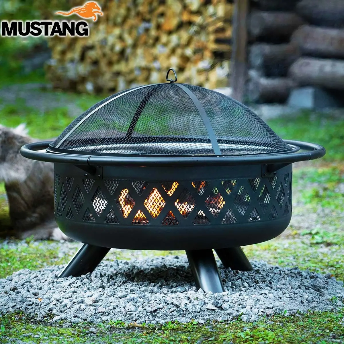 Feuerstelleunterlage Mustang Livingston -  - 6410416021768 - 1