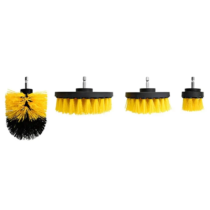 Bohrmaschinenbürsten 4 Stück 4BoxPolish Hochleistungsreinigung - Sonstiges Bohrmaschinenzubehör - 6418536019641 - 2