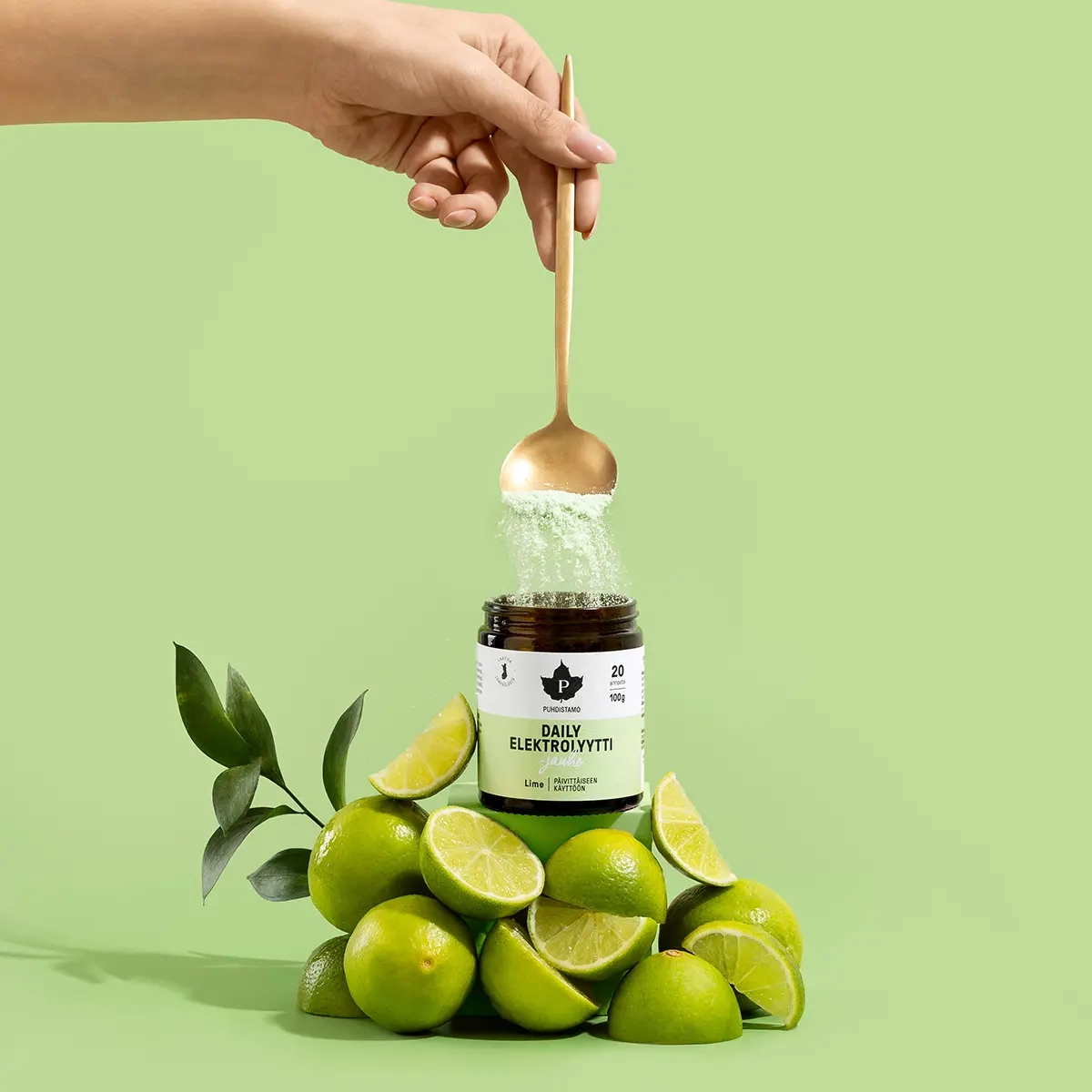 Elektrolytpulver Daily Lime 100g - Vitamine und Pulver - 6430039226043 - 2