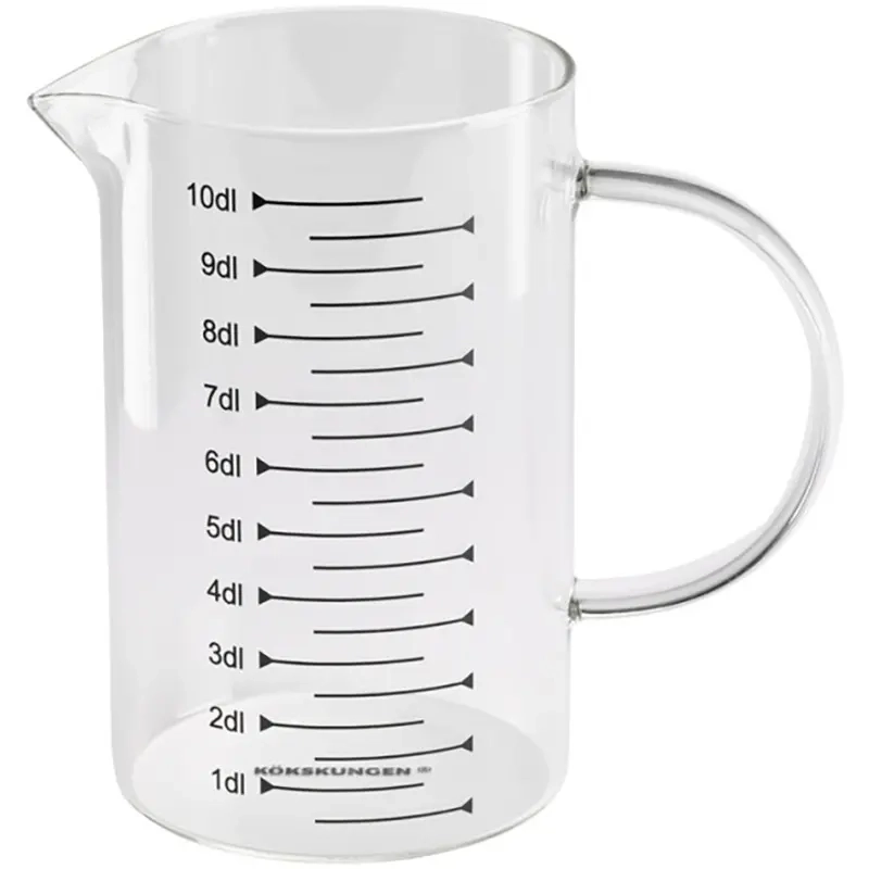 Messbecher aus Glas 1,0L - Messbecher und Messlöffel - 7391467230325 - 0