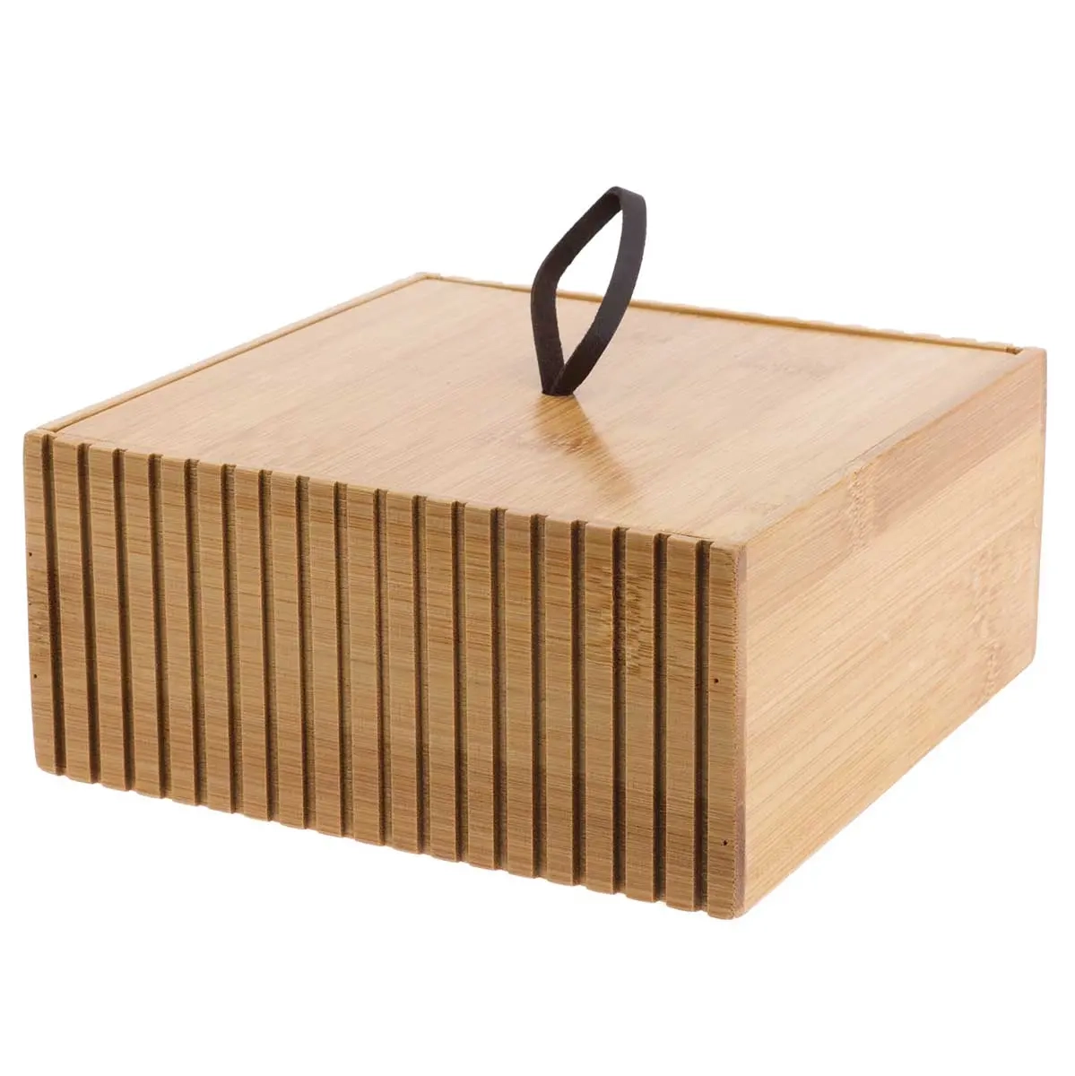 Aufbewahrungsfach Mosi Bambus 15x15x7 cm - Badezimmerzubehör - 8721037361682 - 0