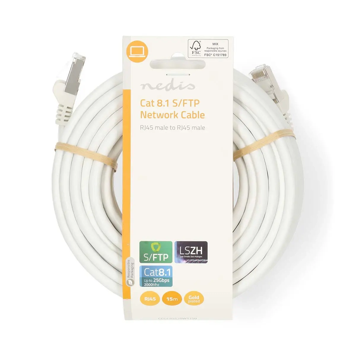 Netzwerkkabel 15m Cat 8.1 40Gbps 2GHz - Computernetzwerkkabel - 5412810424498 - 2