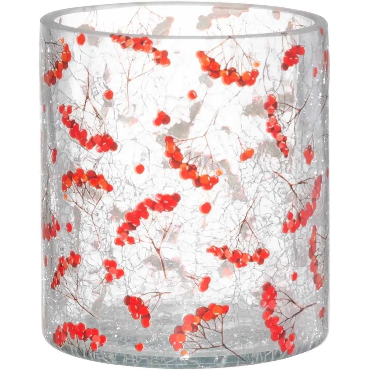 Glaslaterne Vogelbeere 10 cm - Laternen - 6410416505251 - 0