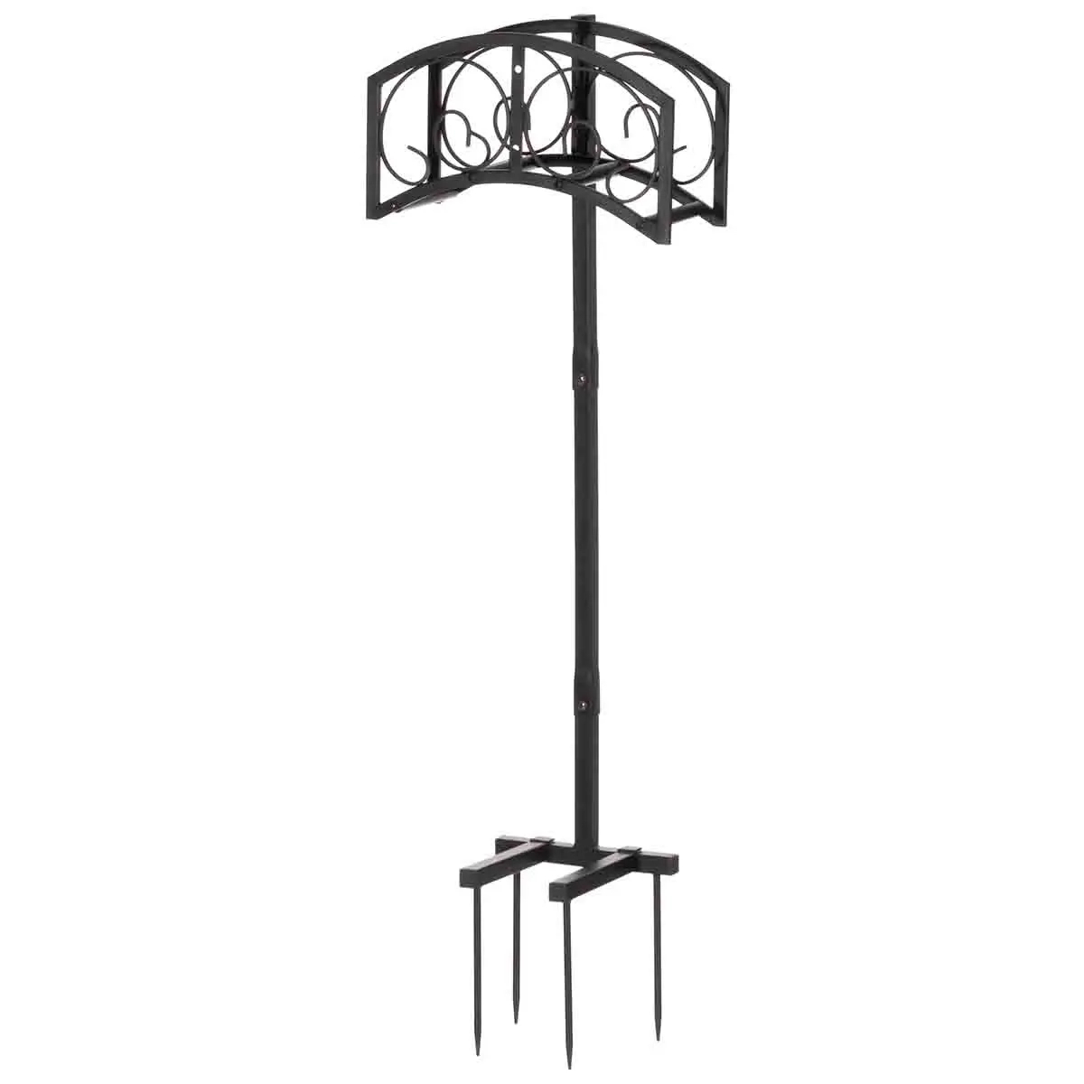 Schlauchhalter mit Erdspießen 89 cm - Wasserschlauchaufroller und Schlauchhalter - 6410416526317 - 0