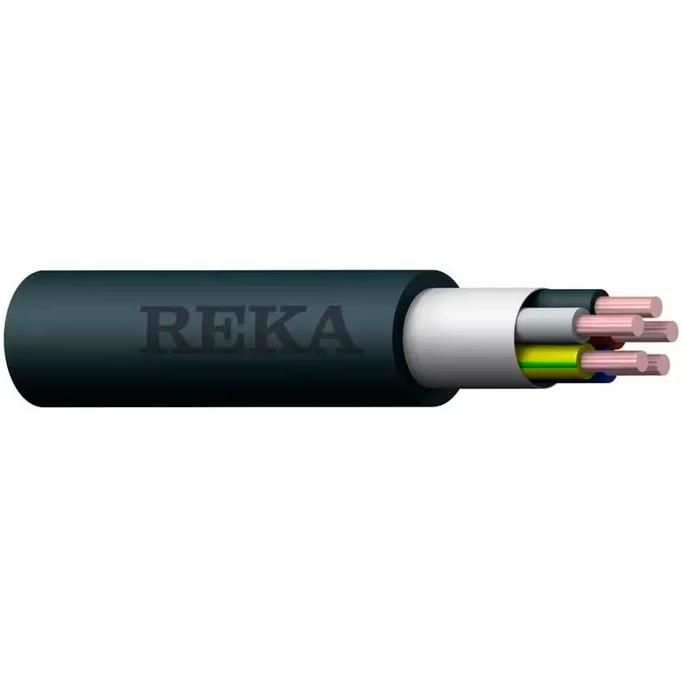 MMJ Schwarz 5x2,5mm 1m REKA LiteRex - MMJ-, Erdungs- und Gummikabel - 6438176227732 - 0