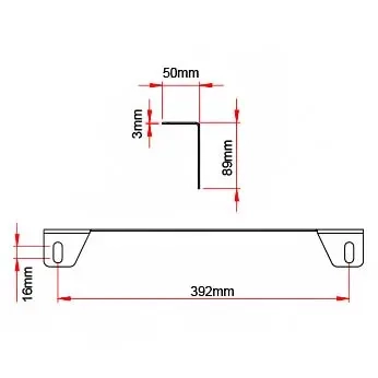 Zusätzlicher Lampenträger Euro 2-Lampe aus Edelstahl HD-Modell - Auto-Zusatzscheinwerferhalterungen - 6438255030222 - 2